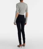 Stouls Carolyn mid-rise suede leggings