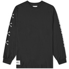 WTAPS Men's Long Sleeve LXLXW Bones T-Shirt in Black