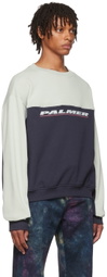 PALMER Navy Cotton Sweatshirt