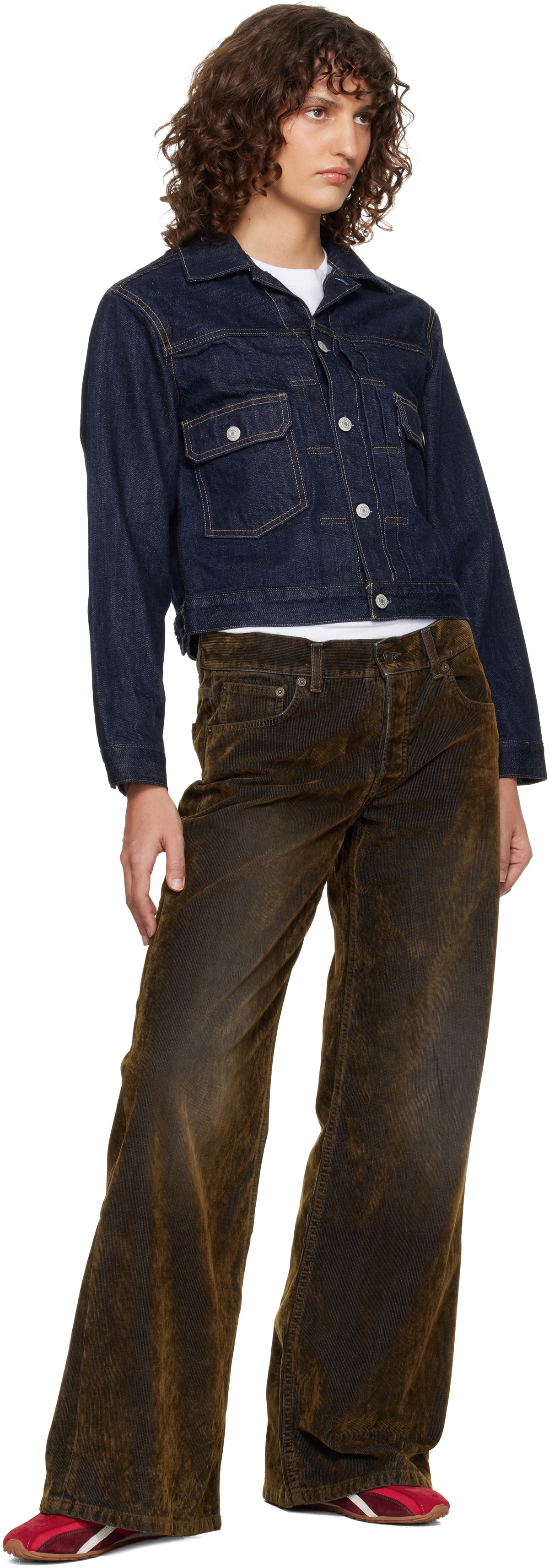 Levi's Navy Blue Tab Type II Trucker Jacket