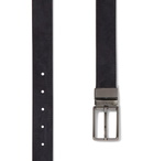 Hugo Boss - 3cm Suede Belt - Blue