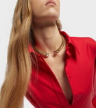 Marina B Trisola 18kt gold necklace with diamonds