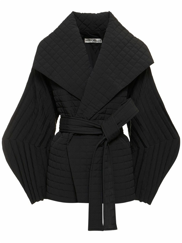 Photo: ISSEY MIYAKE - Quilted Belted Short Jacket