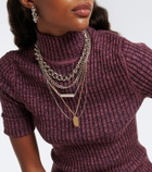 Rabanne Layered chain necklace