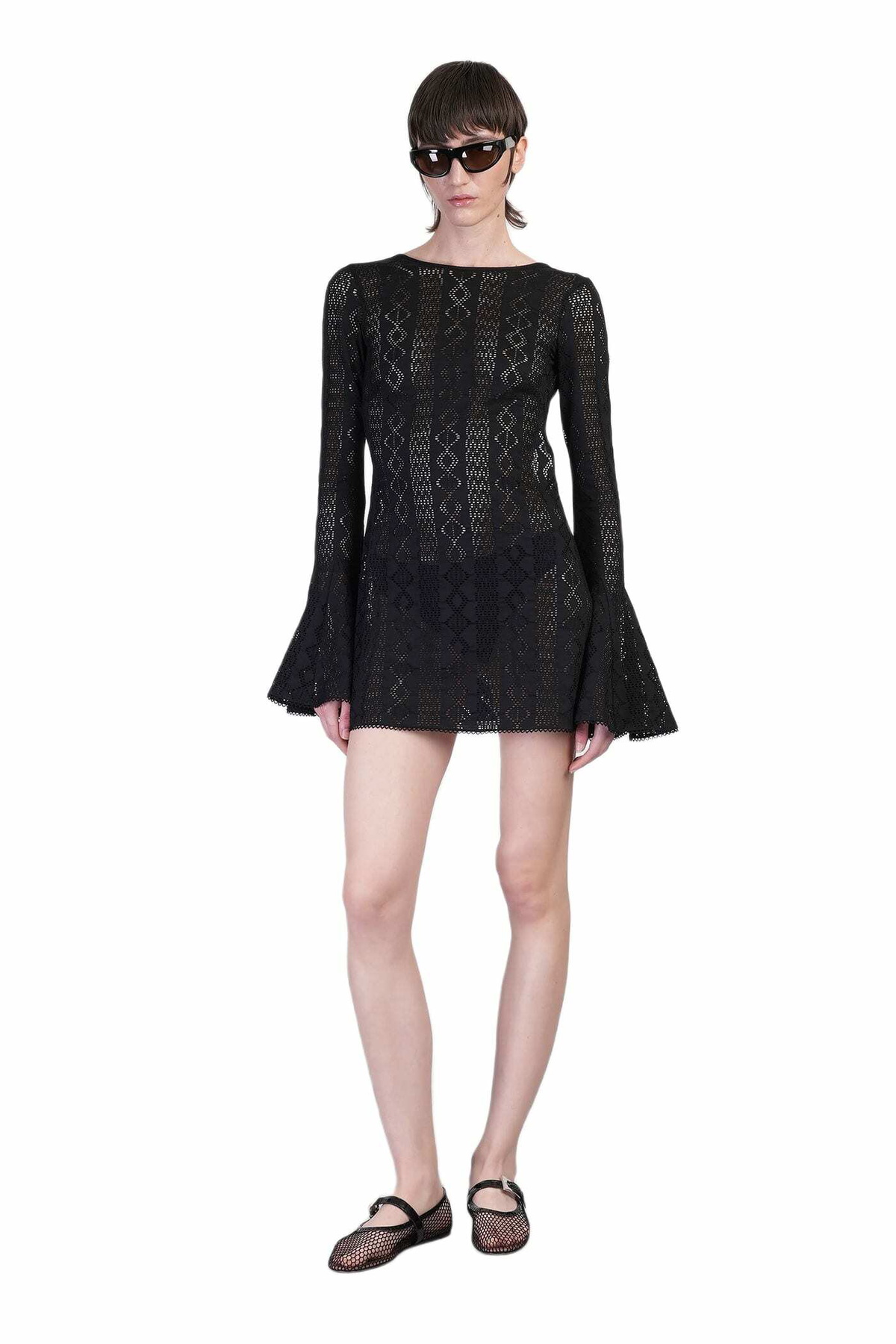 The Andamane Wanda Mini In Black Cotton