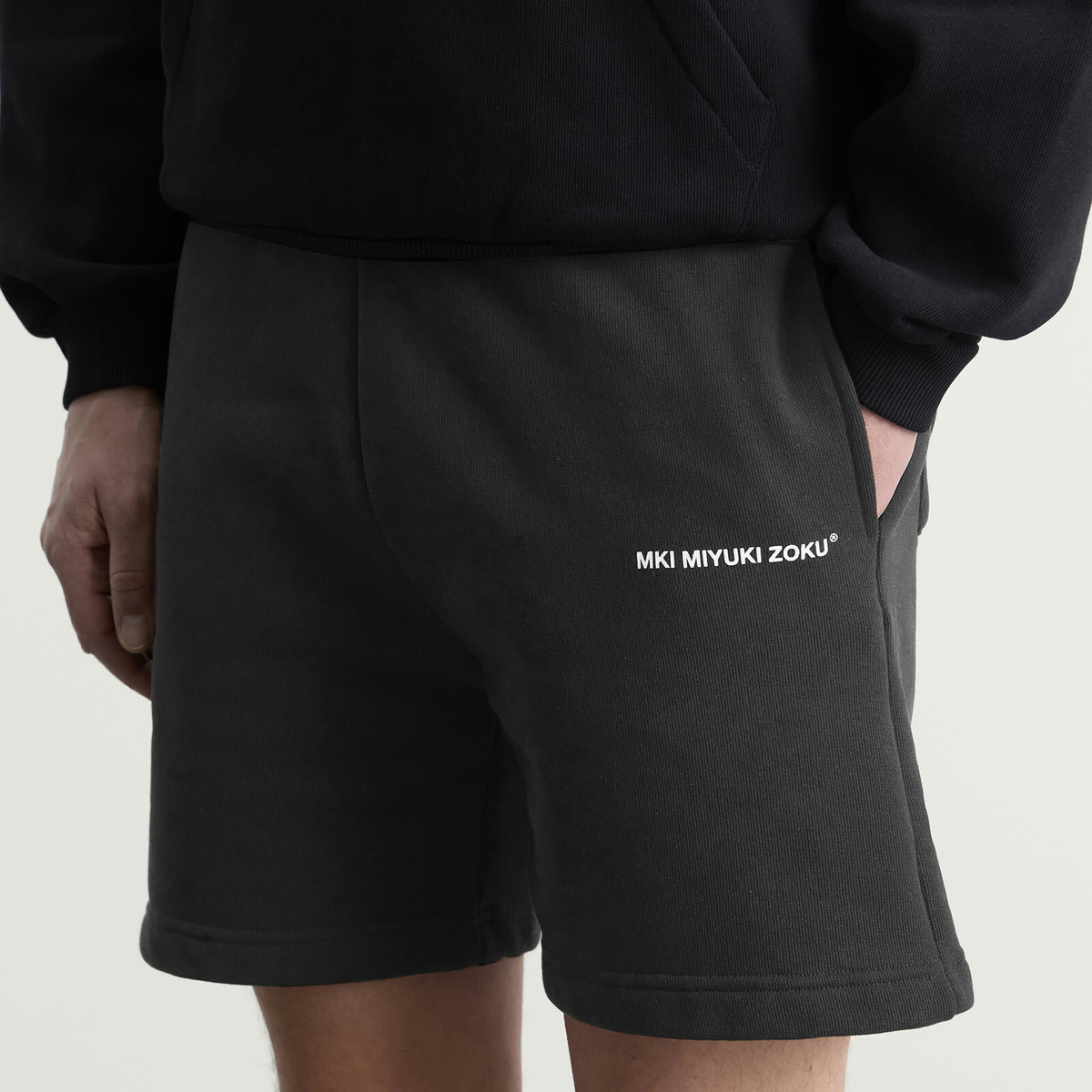 MKI Men's Uniform Sweat Shorts in Black