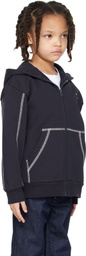 Marni Kids Navy Zip Hoodie