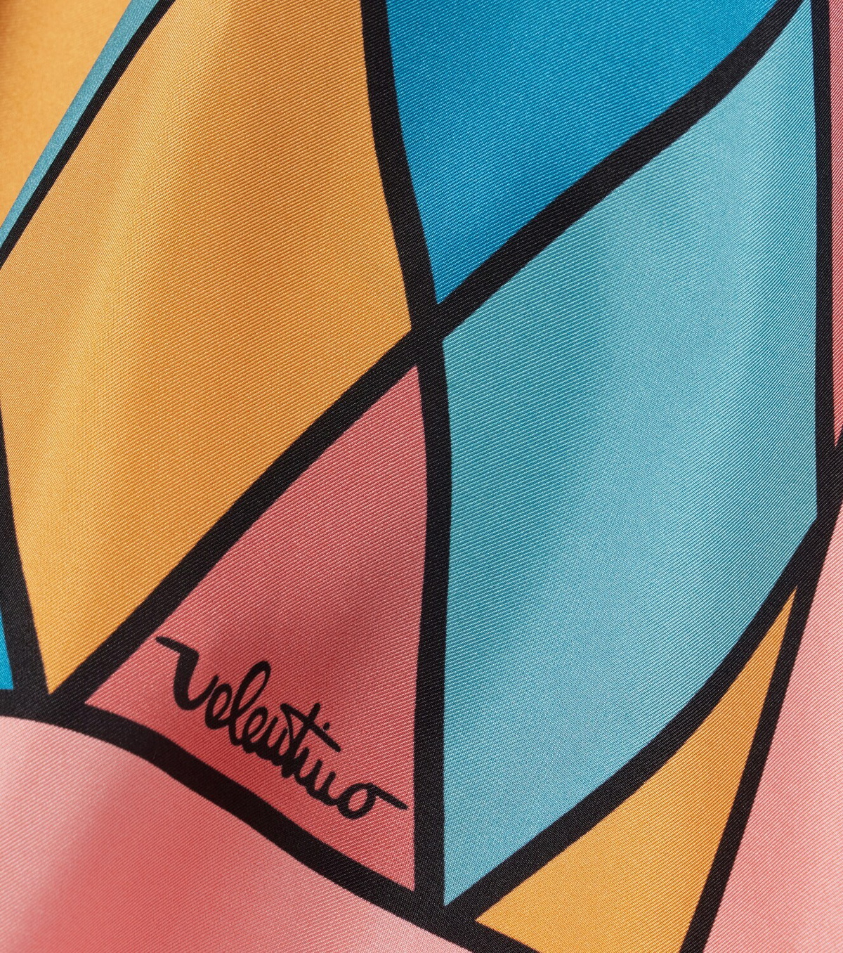 Valentino Rhombelle checked silk scarf