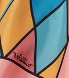 Valentino Rhombelle checked silk scarf