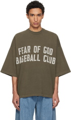 Fear of God Brown Baseball Club T-shirt