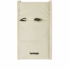 Topologie Phone Sleeve Pouch in Off White Puffer