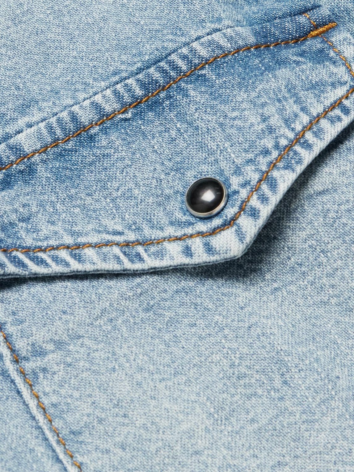 FRAME - Denim Western Shirt - Blue