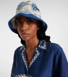 Alémais Pia linen bucket hat