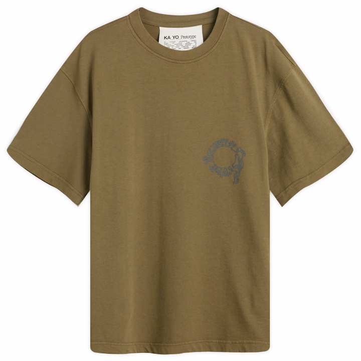 Photo: KA_YO_Prototype Men's Boxy Graphic T-Shirt in Mole