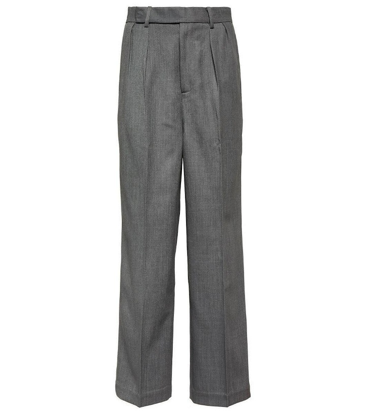 Photo: Jacques Wei Wool-blend twill straight pants