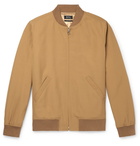 A.P.C. - Barett Padded Tech-Gabardine Bomber Jacket - Brown