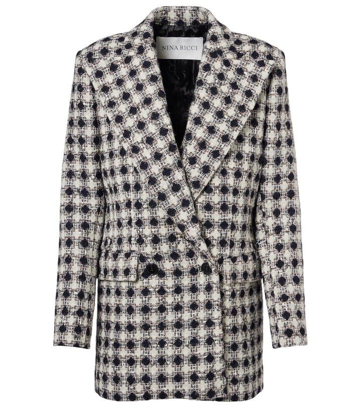Photo: Nina Ricci Double-breasted tweed blazer