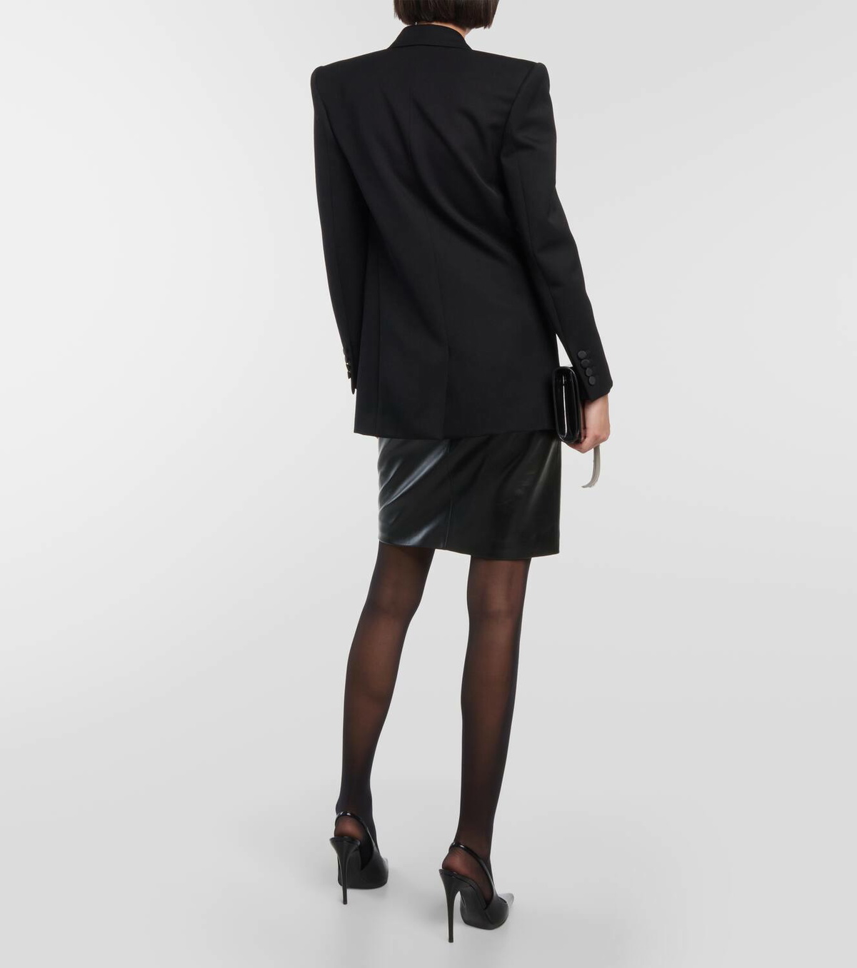 ジャケット SAINT LAURENT GRAIN DE POUDRE TUXEDO JACKET Tuxedo Jacket in Grain de Poudre | Saint Laurent | YSL US