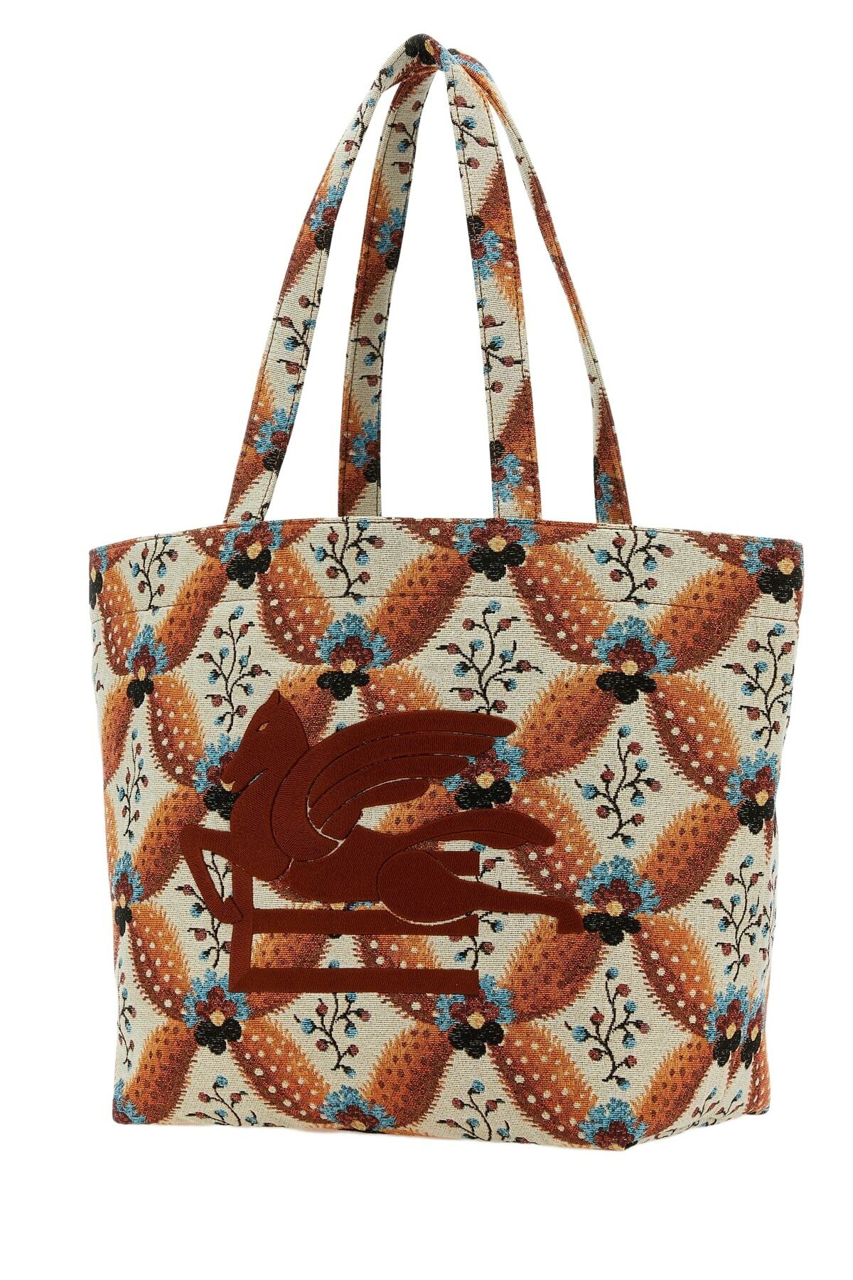 トートバッグ ETRO Embroidered canvas medium Soft Trotter shopping bag Etro Embroidered Canvas Medium Soft Trotter Shopping Bag Etro