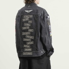 MASTERMIND WORLD Men's Patched Denim Jacket in Black