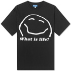 MARKET Men's What Is Life T-Shirt in Washed Black