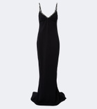 Stella McCartney Embellished crêpe gown