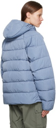 C.P. Company Blue Eco-Chrome R Goggle Down Jacket
