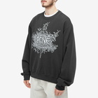 Acne Studios Men's Franzisko Devil Logo Crew Sweat in Faded Black