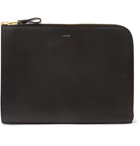 TOM FORD - Full-Grain Leather Zip-Around Pouch - Black