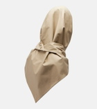 Nour Hammour Cotton canvas hood