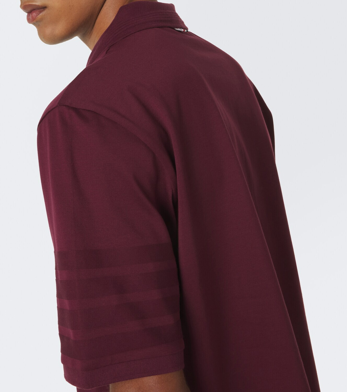 Thom Browne 4-Bar cotton polo shirt