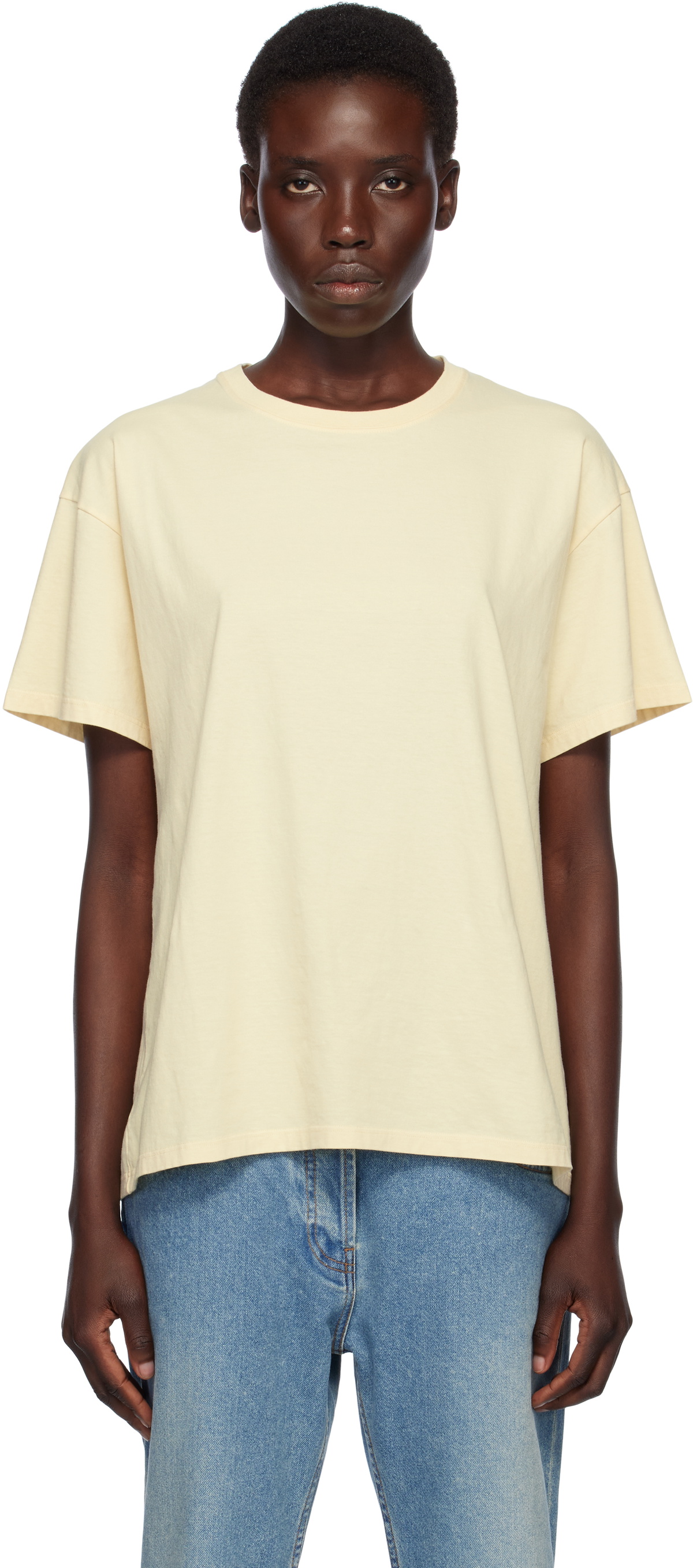 The Row Yellow Nadina T-shirt The Row