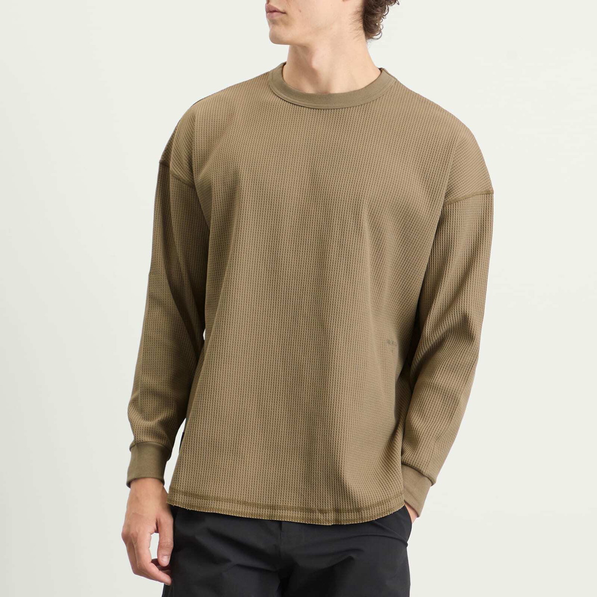 Oakley Men's FGL Union Longsleeve Wide T-Shirt 5.7 in Bark