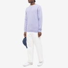 Sunspel Men's Loopback Crew Sweat in Heather