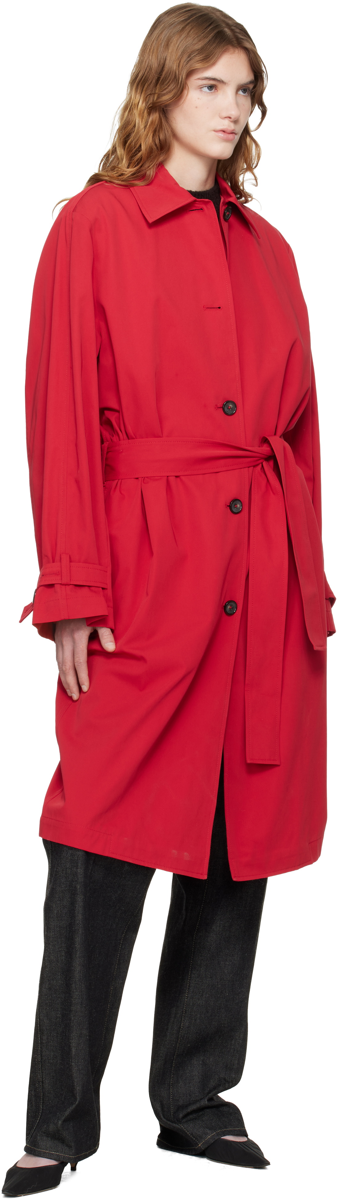 TOTEME Red Light Spring Trench Coat Toteme
