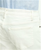 Brooks Brothers Men's Slim Fit Denim Jeans | White