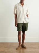 Derek Rose - Sydney 2 Straight-Leg Linen Drawstring Shorts - Green