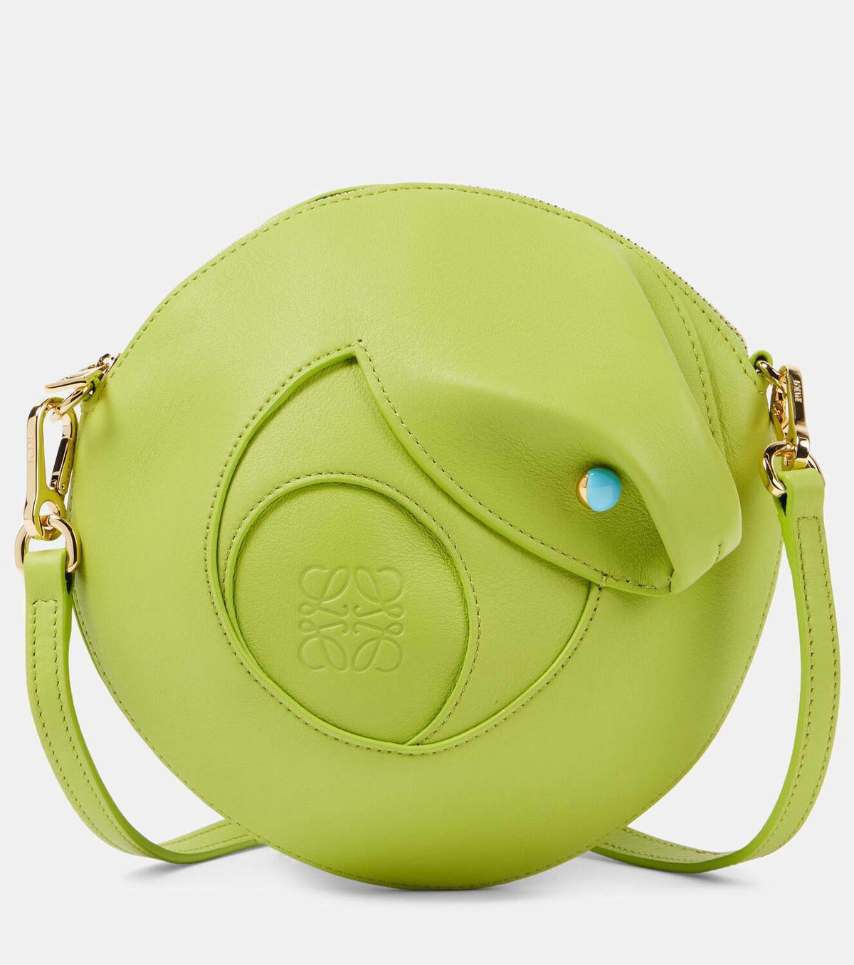 Loewe Snake leather shoulder bag