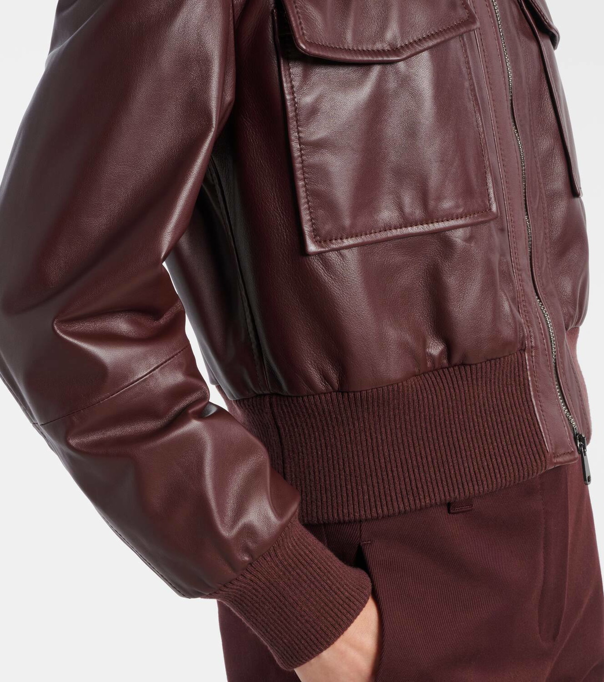 Brunello Cucinelli Leather jacket