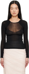 Renaissance Renaissance Black Chynzia Long Sleeve T-Shirt
