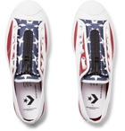 Converse - TAKAHIROMIYASHITA TheSoloist. Jack Purcell Zip Printed Canvas Sneakers - Red