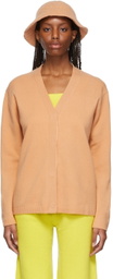 Victor Glemaud Orange Wool Cardigan