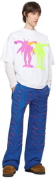YAKU Blue Rumble Sweatpants