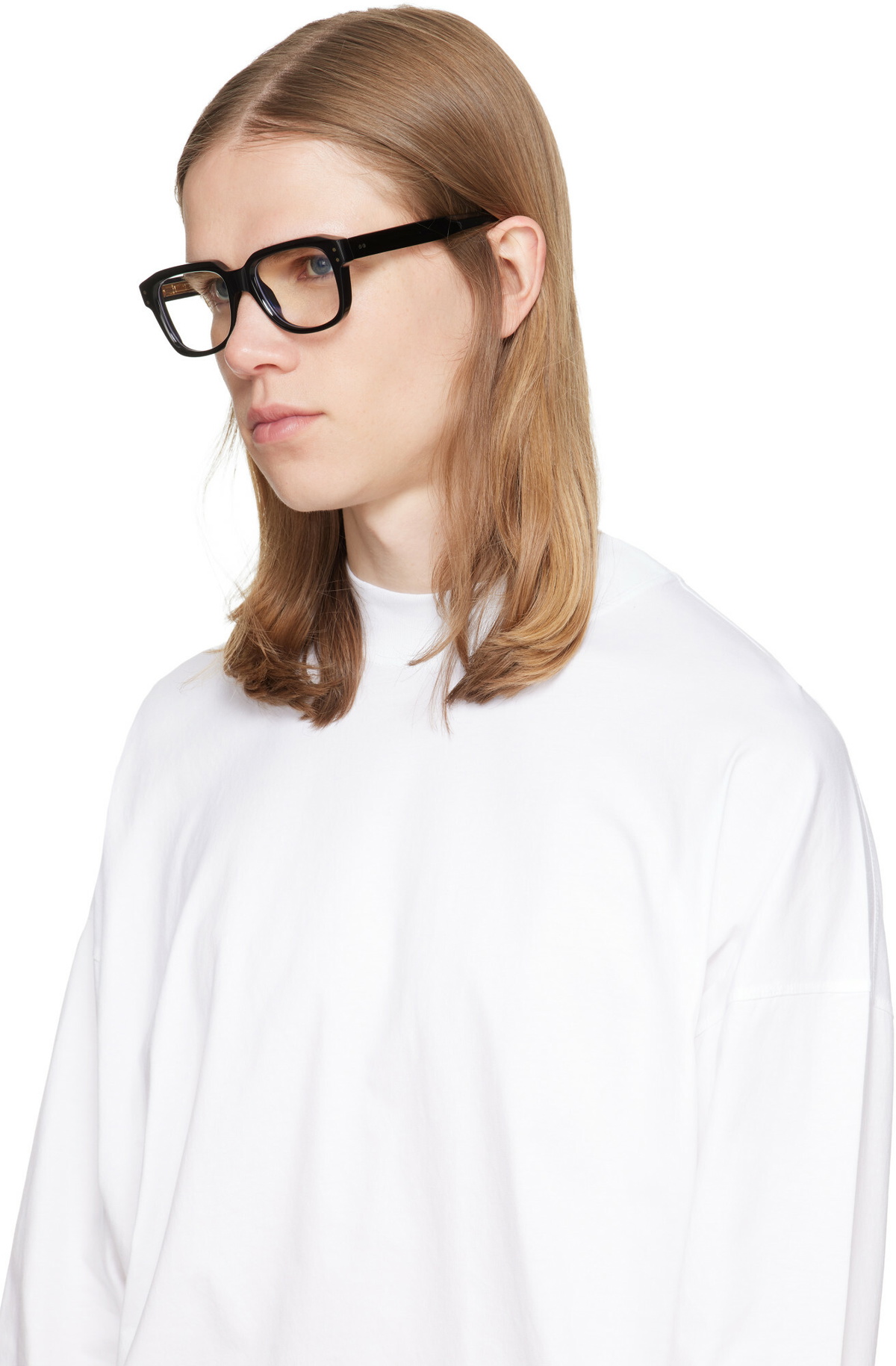 Cutler and Gross Black 1433 Square Optical Glasses