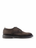 Officine Creative - Hopkins Flexi 208 Suede Derby Shoes - Brown