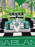 Casablanca - Logo-Embroidered Organic Cotton-Jersey Sweatshirt - Green