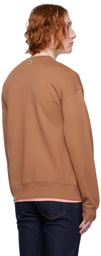 Lacoste Brown Loose Fit Sweatshirt