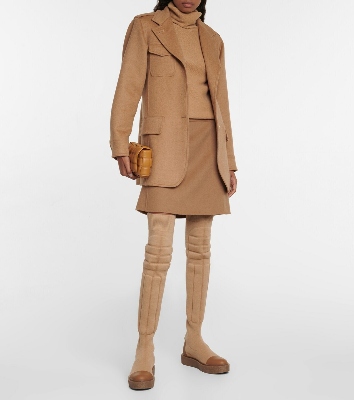 Max Mara - Woolin knit over-the-knee boots