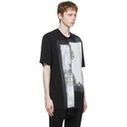 Julius Black Jersey Split T-Shirt