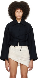 Subtle Le Nguyen Black Cropped Jacket